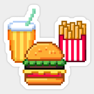 Bureger Set Sticker